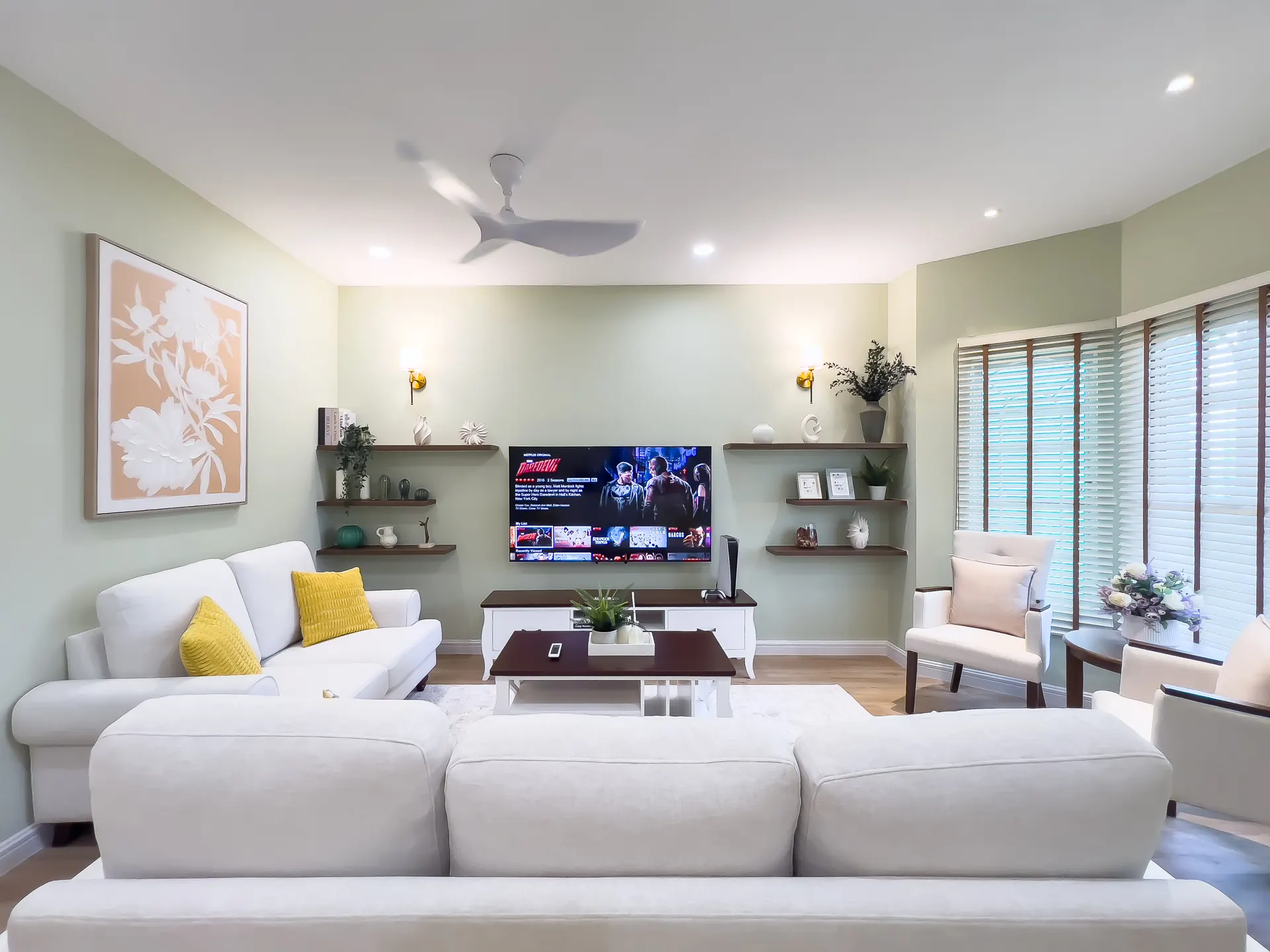 Living room of a WefieHome-managed landed home
